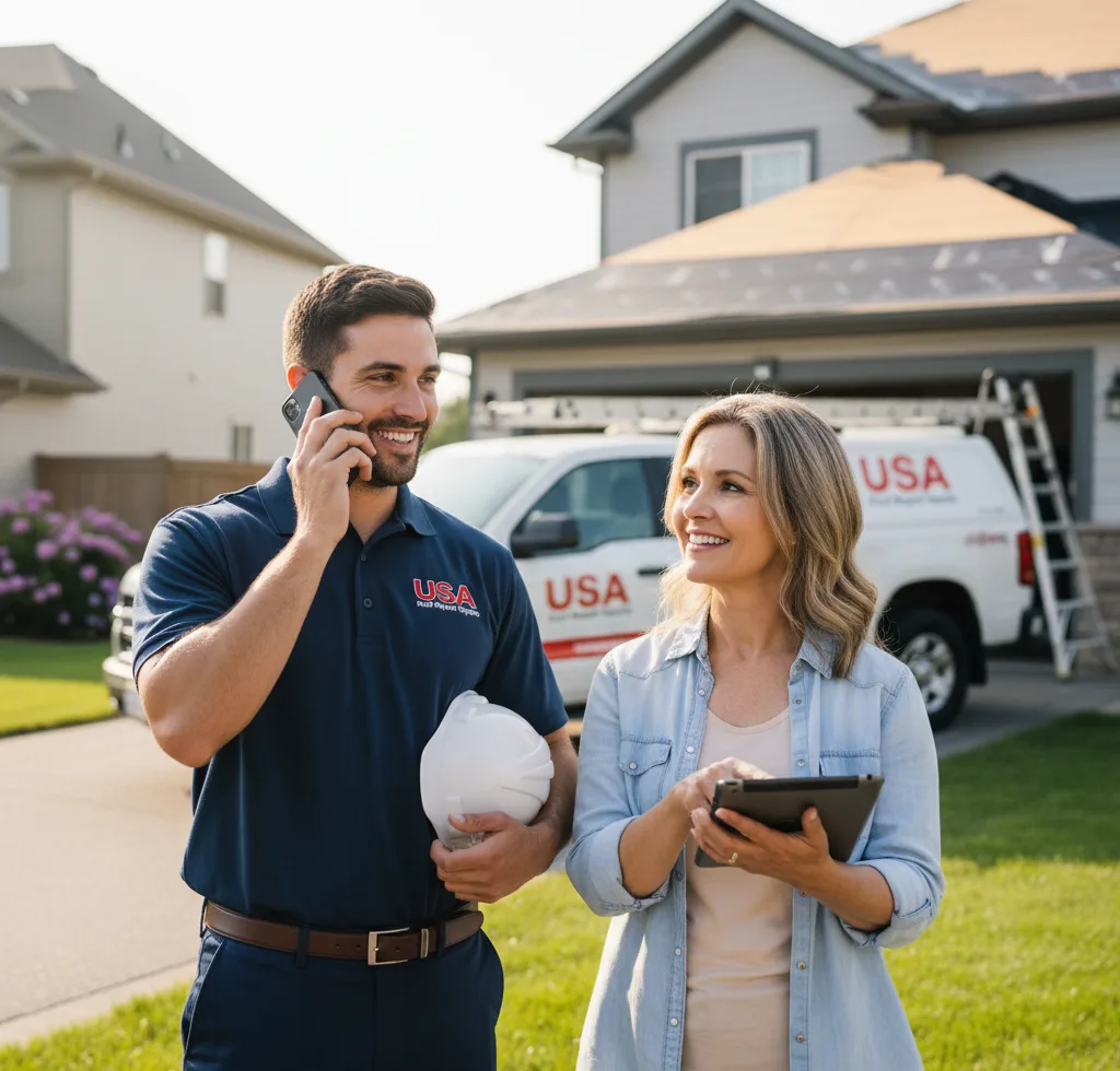 USA Roof Repair Experts customer support in Yarmouth